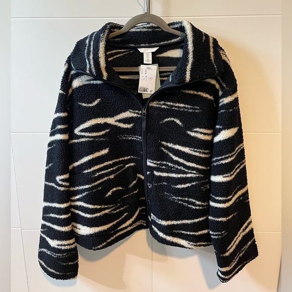H&M Casual Zippered Jacket XL - Picture 1 of 6